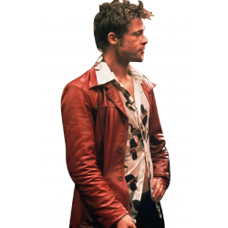 Brad Pitt Fight Club Leather Jacket